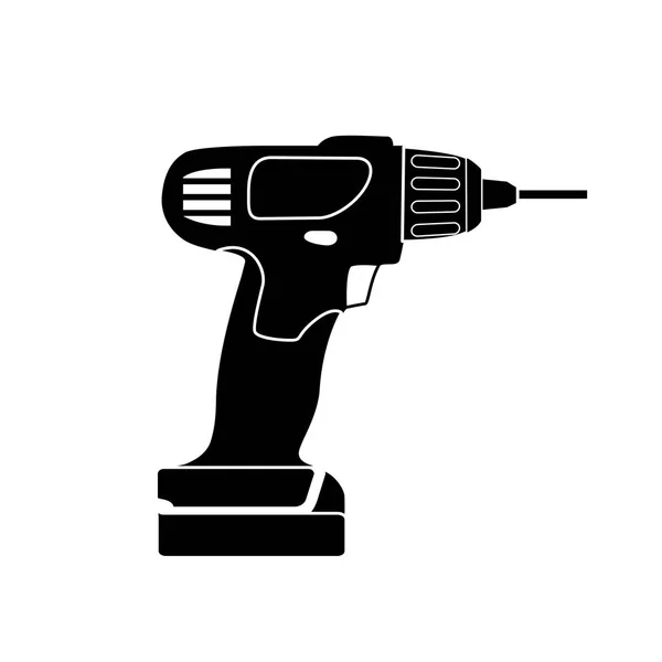 Schraubenpistolen-Symbol. Schlagschrauber oder Schraubpistolenvektor — Stockvektor
