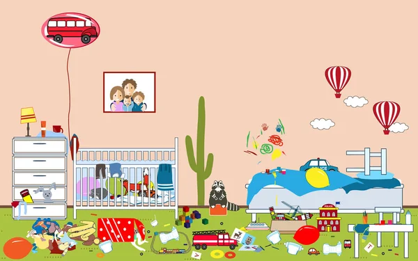 Casa desordenada: vectores, gráficos, imágenes vectoriales | Depositphotos®