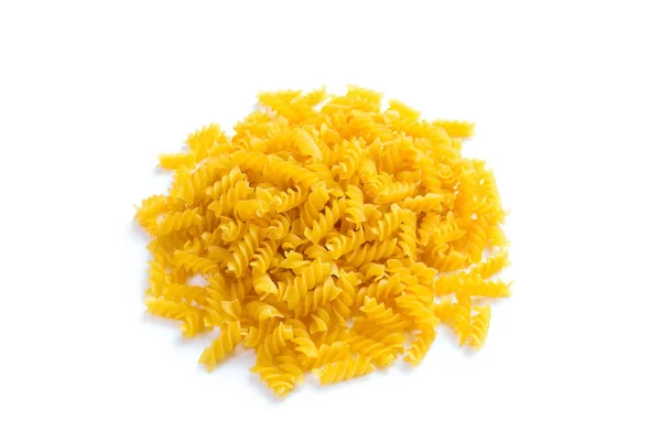 Fusilli macaroni background — Stock Photo, Image