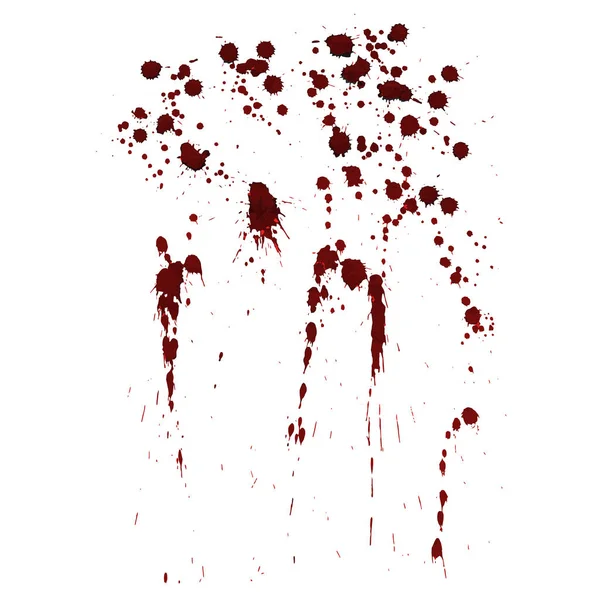 Sangue a pingar. Bom fundo de sangue no dia de Halloween — Vetor de Stock