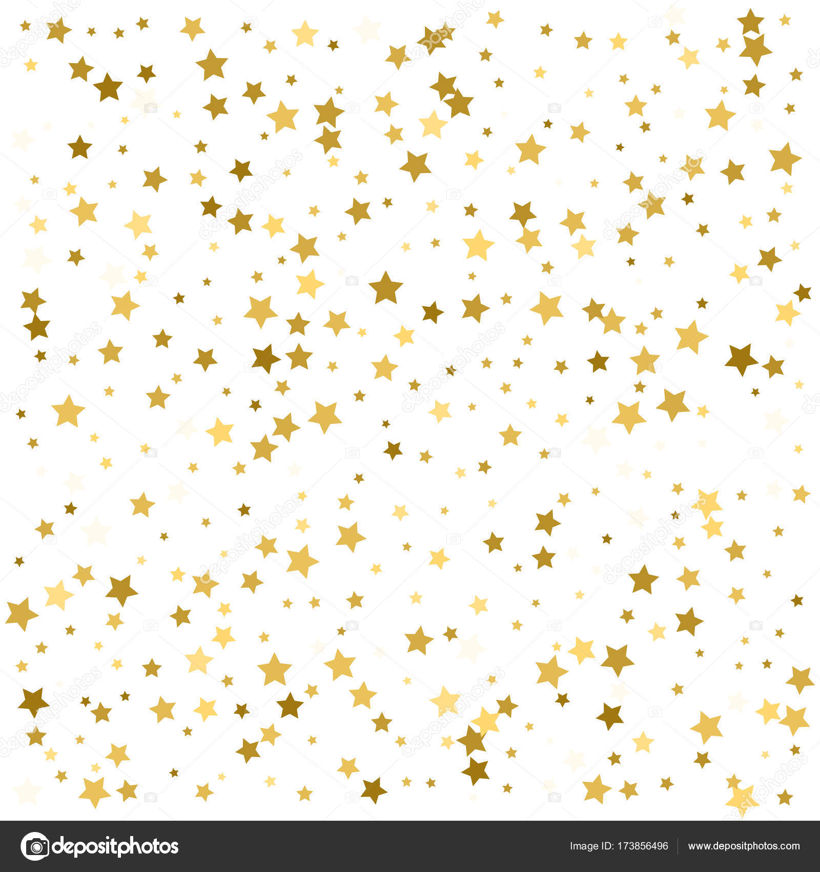 Gold Star Confetti