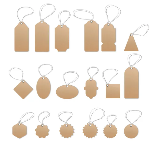 Paper Tags Stock Illustration - Download Image Now - Label, Price Tag,  Hanging - iStock
