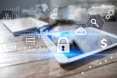 Siber Güvenlik, veri koruma, bilgi güvenliği. İnternet Teknoloji kavramı