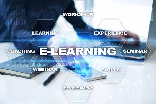 E-Learning. Internet education concept. — Stock Photo, Image