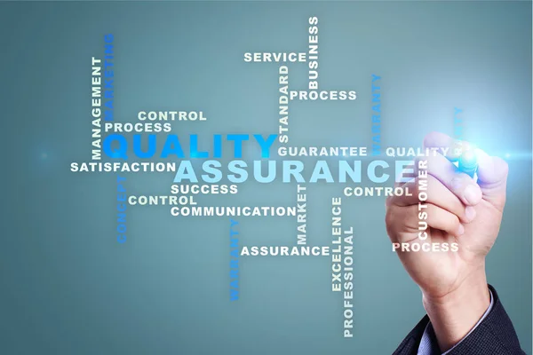 Quality assurance concept. Words cloud. — Stock Photo, Image