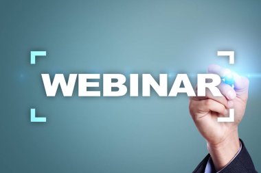Webinar. E-eğitim, Online Eğitim kavramı. Kişisel gelişim.