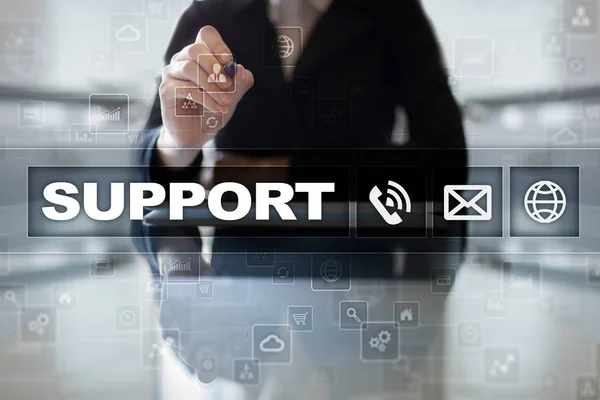 Technical support. Customer help. Business and technology concept. — Stock Photo, Image