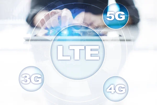 LTE networks. 5G mobile internet and technology concept. — Stock Photo, Image