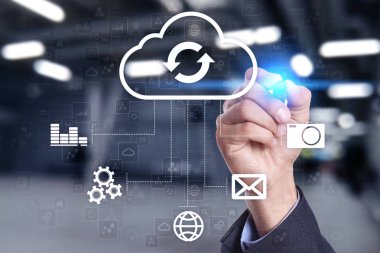 Bulut teknoloji. Veri depolama. Ağ ve Internet hizmet anlayışı