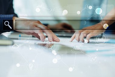 Boş arama çubuğu. Web sitesi Url. İş, internet ve teknoloji kavramı.