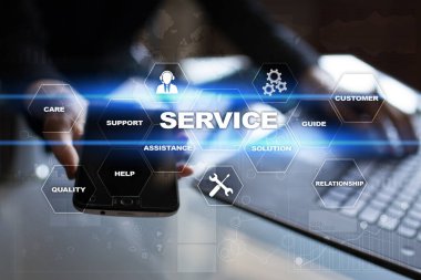 Müşteri hizmeti ve ilişki kavramı. İş kavramı