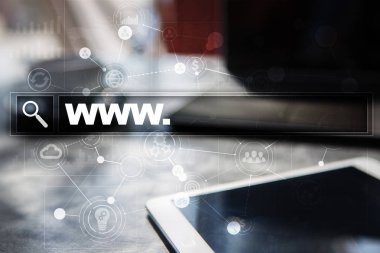 Www metin arama çubuk. Web sitesi Url. Dijital pazarlama.