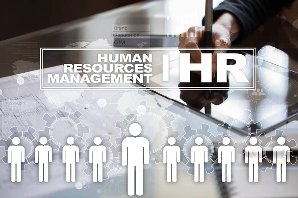 人力资源管理、 hr 、征聘、领导和团队建设. — 图库照片