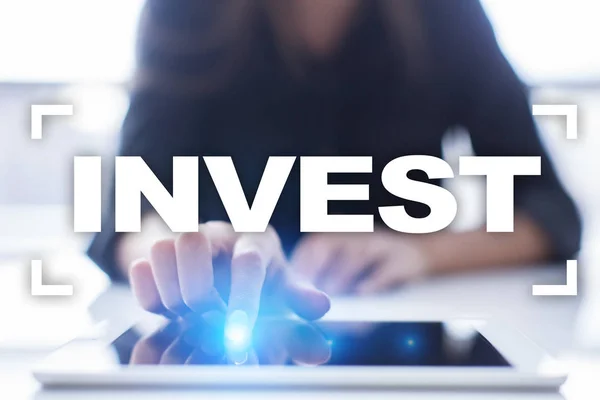 Investeren. Rendement op investeringen. Financiële groei. Technologie en business concept. — Stockfoto