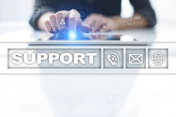 Technical support. Customer help. Business and technology concept. — Stock Photo, Image