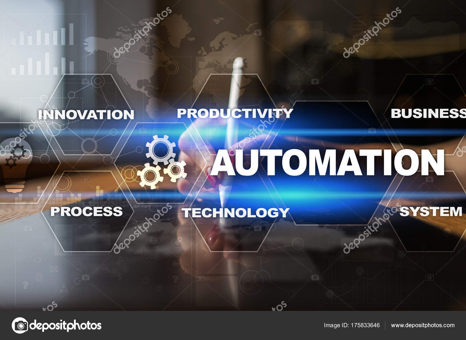 Automation Concept As Innovation Improving Productivity In - 