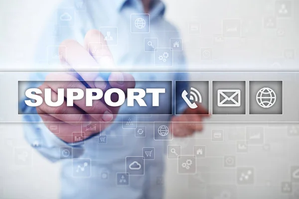 Technical support. Customer help. Business and technology concept. — Stock Photo, Image