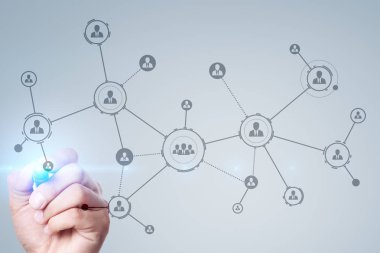 Organizasyon yapısı. Halkların sosyal ağ. İş ve teknoloji kavramı