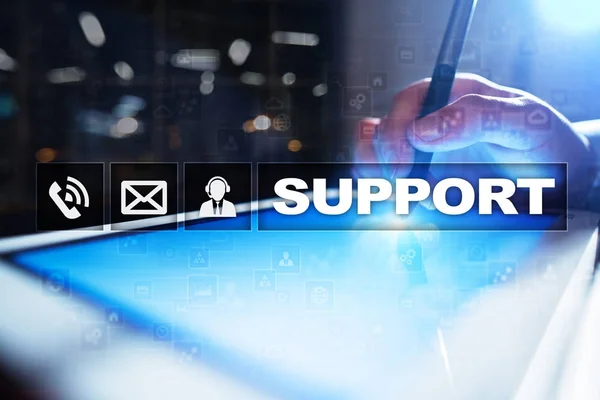 Technical support. Customer help. Business and technology concept. — Stock Photo, Image