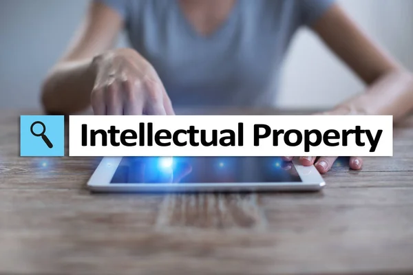 Intellectual property rights. Patent. Business, internet and technology concept.