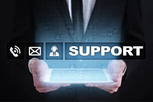 Technical support. Customer help. Business and technology concept. — Stock Photo, Image