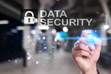 Siber Güvenlik, veri koruma, bilgi güvenliği ve şifreleme. İnternet Teknoloji ve iş kavramı.