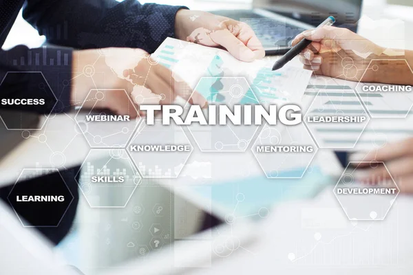 Training and development Professional growth. Internet and education concept. — Stock Photo, Image