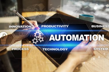 Otomasyon kavramı bir yenilik, teknoloji ve iş süreçlerinde verimliliğin artırılması olarak.