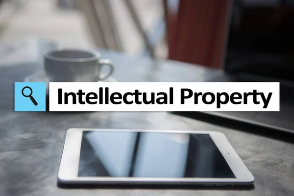 Intellectual property rights. Patent. Business, internet and technology concept.