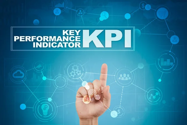 KPI. Key performance indicator. Business and technology concept. — Stock Photo, Image