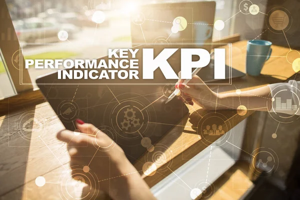 KPI. Key performance indicator. Business and technology concept. — Stock Photo, Image
