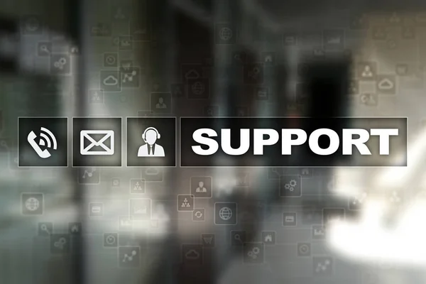 Technical support. Customer help. Business and technology concept. — Stock Photo, Image