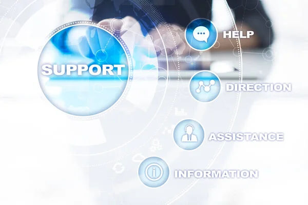 Technical support. Customer help. Business and technology concept. — Stock Photo, Image