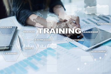 Eğitim ve geliştirme profesyonel büyüme. Internet ve eğitim kavramı.