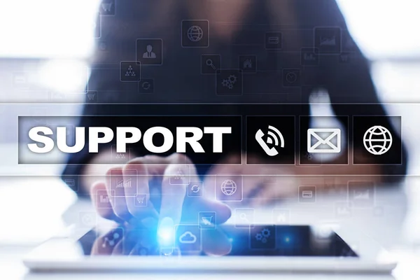 Technical support. Customer help. Business and technology concept. — Stock Photo, Image