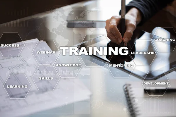 Training and development Professional growth. Internet and education concept. — Stock Photo, Image