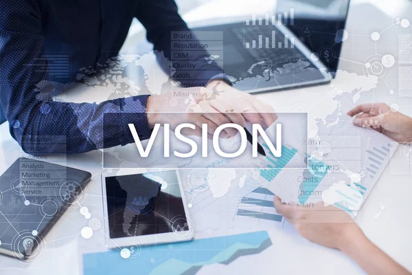 Vision concept. Business, Internet and technology concept. — Stock Photo, Image