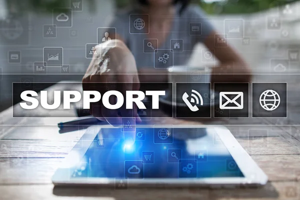 Technical support. Customer help. Business and technology concept. — Stock Photo, Image