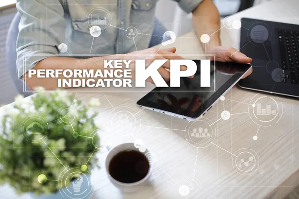 KPI. Key performance indicator. Business and technology concept.