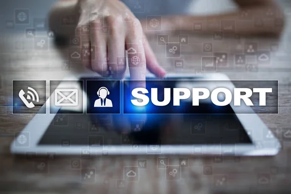 Technical support. Customer help. Business and technology concept. — Stock Photo, Image