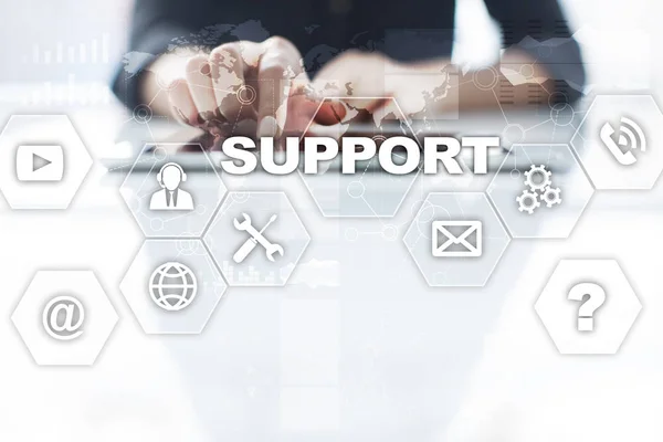 Technical support. Customer help. Business and technology concept. — Stock Photo, Image