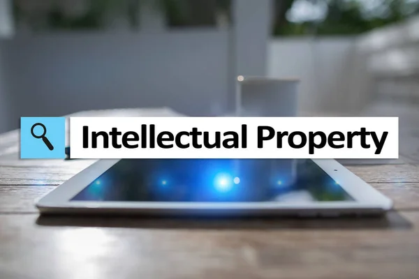 Intellectual property rights. Patent. Business, internet and technology concept.