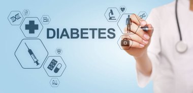 Doping kontrol spor analizi test laboratuvarı. Sanal ekranda tıbbi kavram.