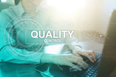 Kalite denetimi onay kutusunu seçin. Güvence garanti. Standartları, ISO. İş ve teknoloji kavramı.