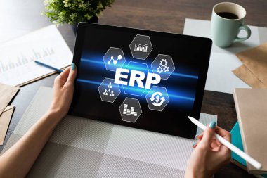 ERP sistemi. Şirket kaynakları planlaması. İş süreci otomasyonu.