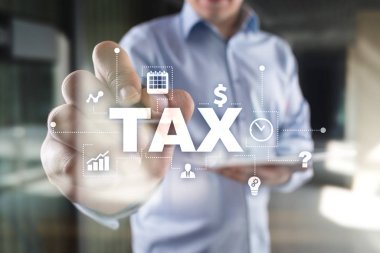 Bireyler ve şirketler tarafından ödenen vergi kavramı. KDV gelir ve servet vergisi.