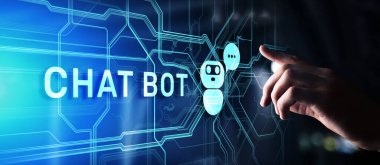 İnternet üzerinden insan kullanıcılarla sohbet etmek için tasarlanmış Chatbot bilgisayar programı. Müşteri hizmetleri kavramını destekle.