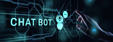 İnternet üzerinden insan kullanıcılarla sohbet etmek için tasarlanmış Chatbot bilgisayar programı. Müşteri hizmetleri kavramını destekle.