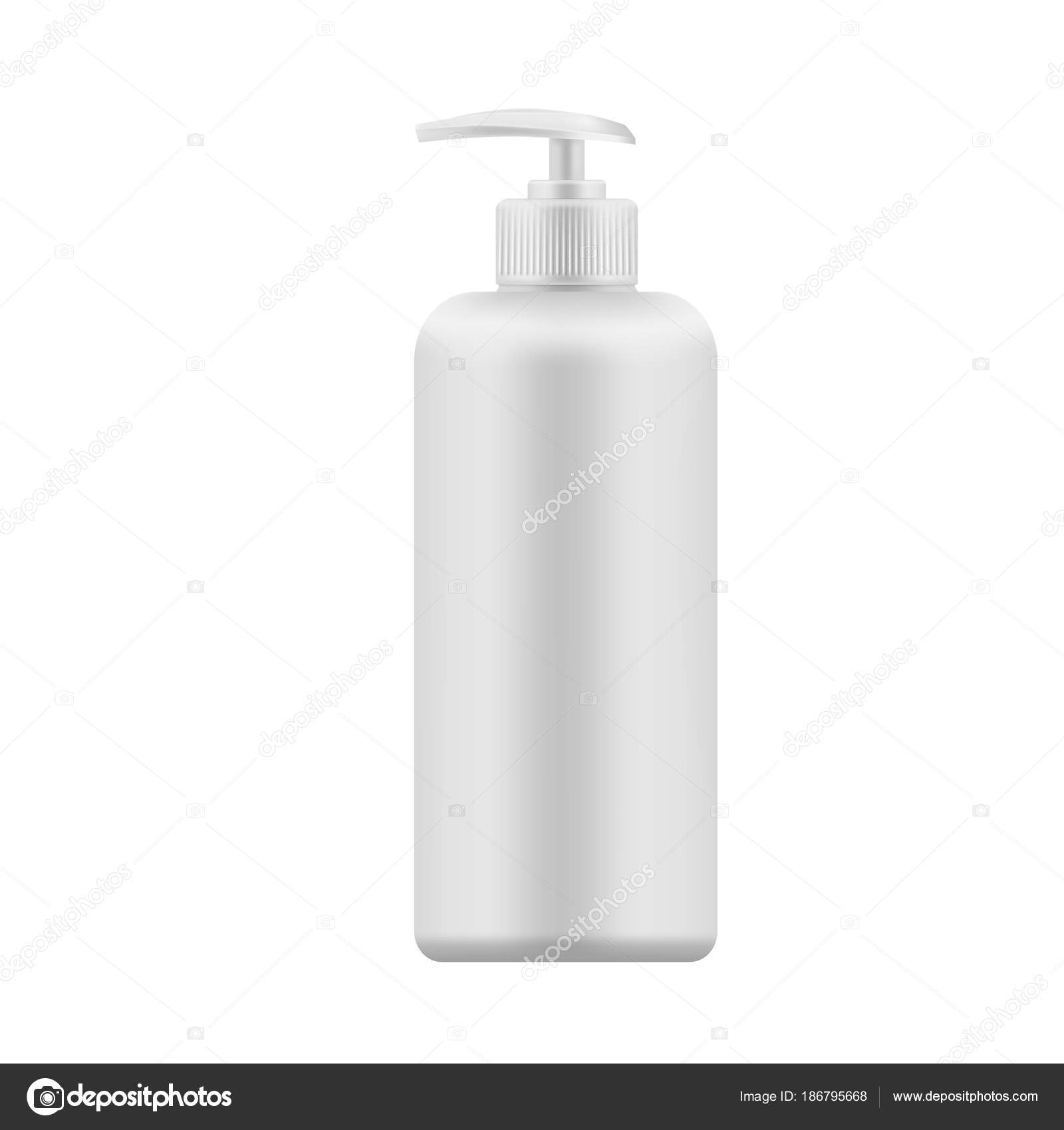 Bliv forvirret vejledning flov Vector realistic blank template of plastic bottle with dispenser Stock  Vector Image by ©Makstorm #186795668