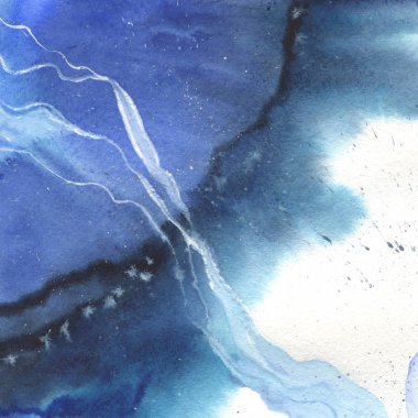 Soyut suluboya kağıdı sıçrama şekilleri çizim izole.